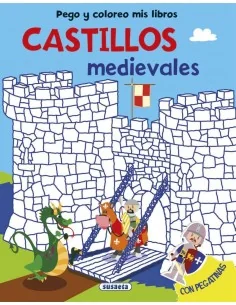 Pego y Coloreo mis libros - Castillos Medievales