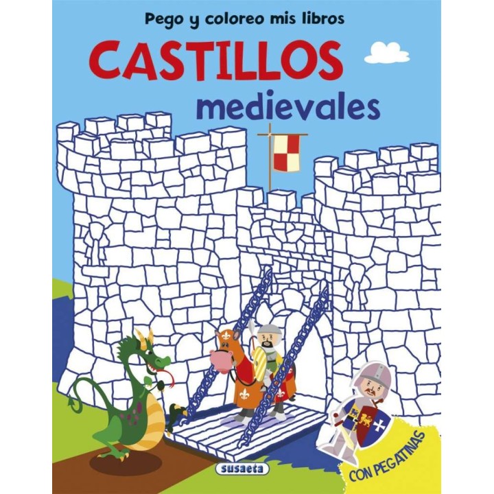Pego y Coloreo mis libros - Castillos Medievales