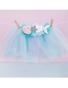 Set Sirena Tutu + Diadema 4-6 Años