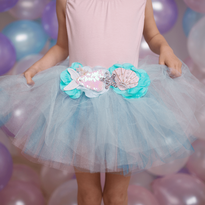 Set Sirena Tutu + Diadema 4-6 Años