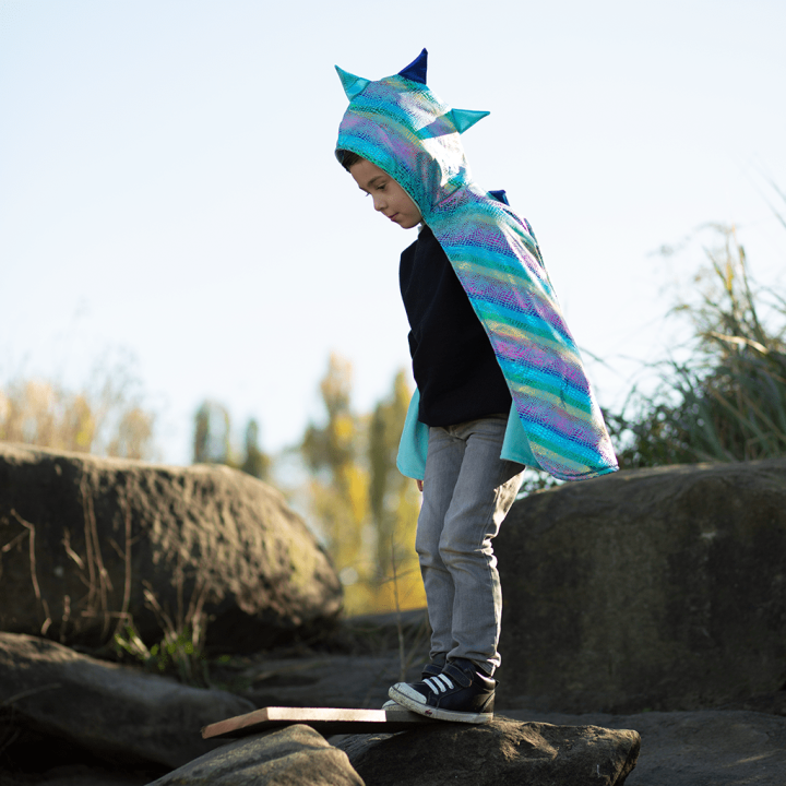Capa Dragón Rainbow Reversible