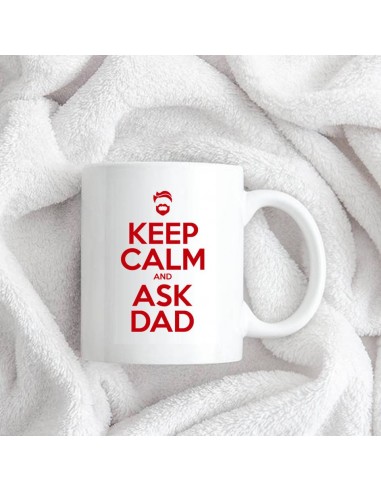 Taza Cerámica "Keep Calm and ask Dad"