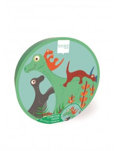 Puzle Contorno Dinos 30 Piezas