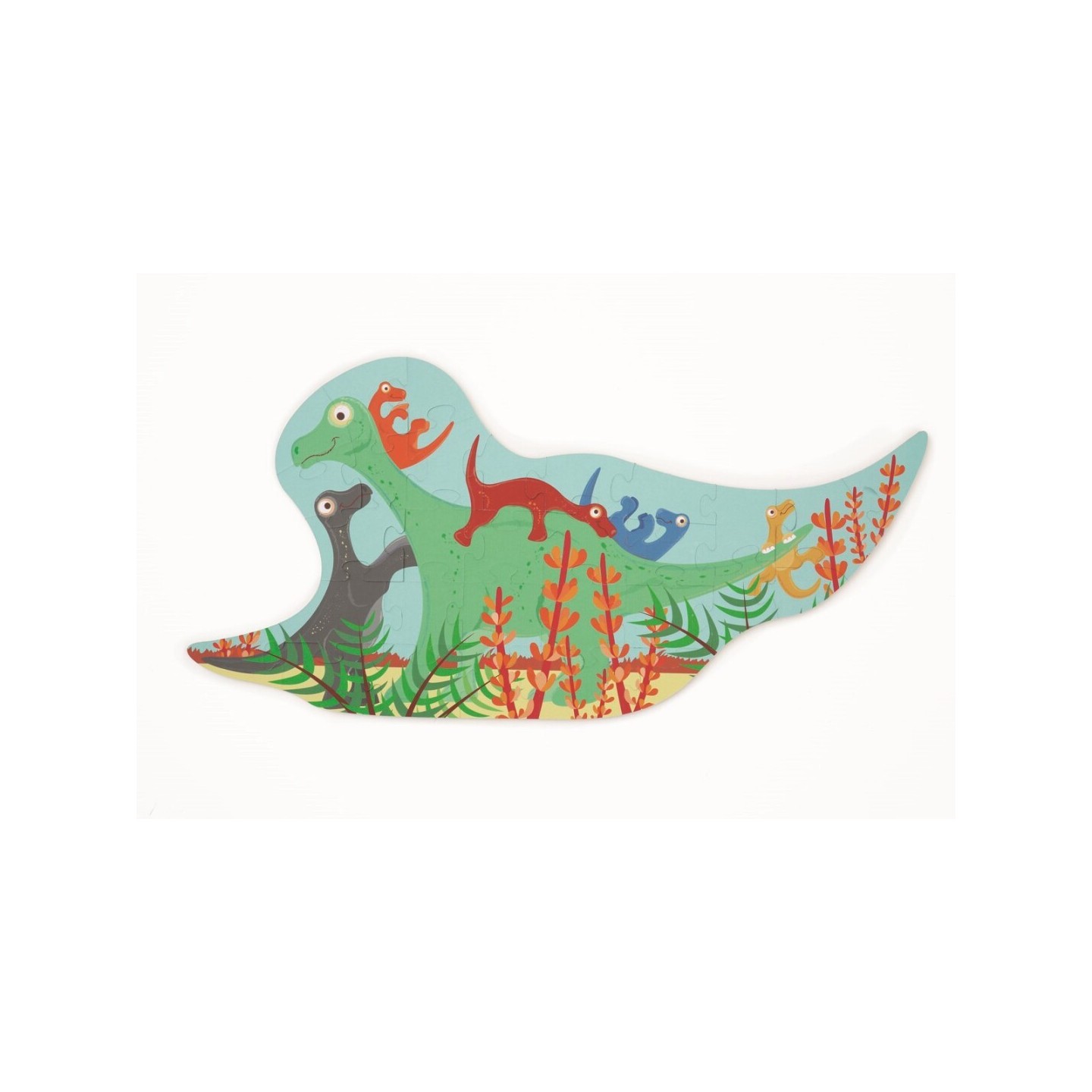 Puzle Contorno Dinos 30 Piezas
