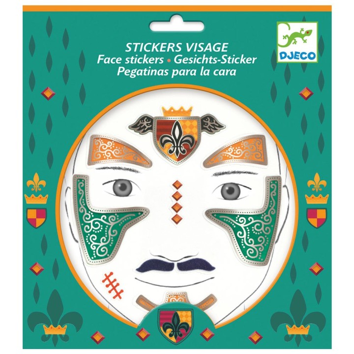 Pegatinas para la cara Caballero