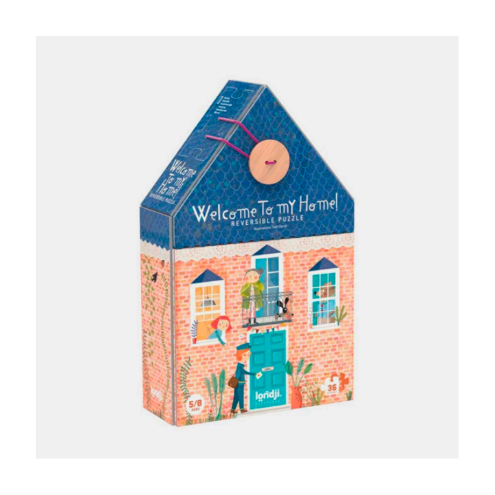 Puzle Reversible Welcome Home 36 Piezas