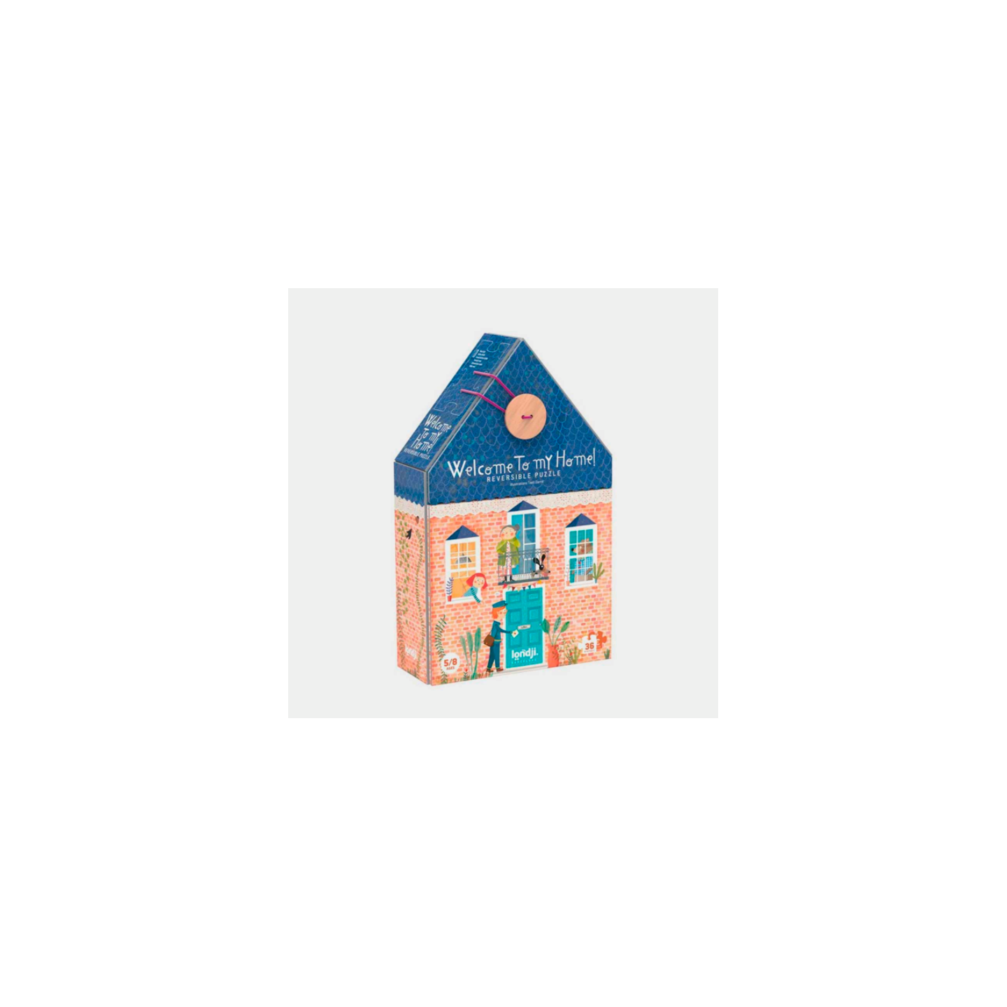 Puzle Reversible Welcome Home 36 Piezas