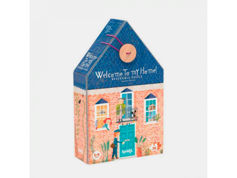 Puzle Reversible Welcome Home 36 Piezas