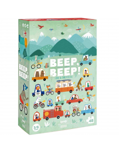 Puzle Observacion Beep Beep 48 Piezas