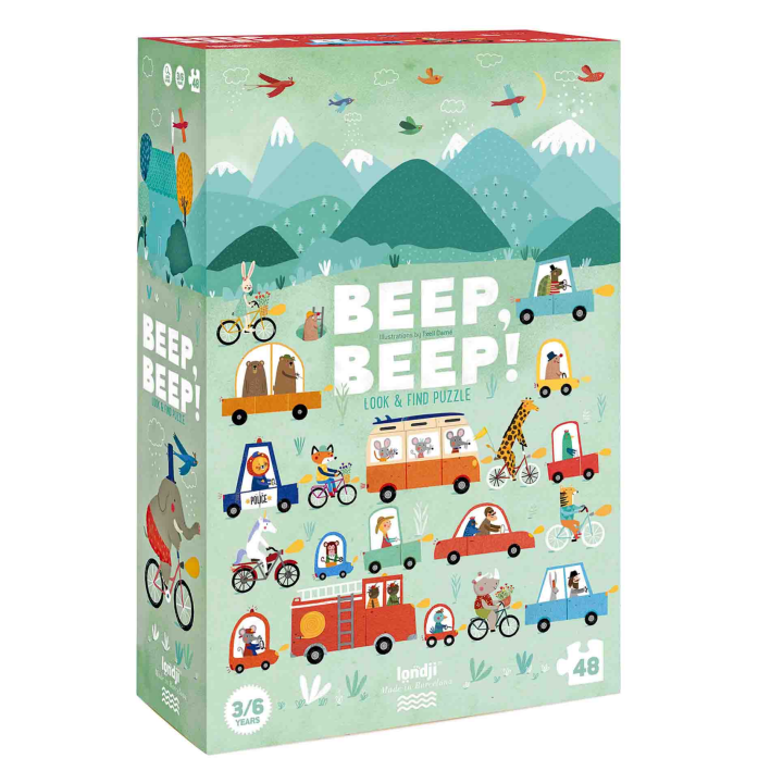 Puzle Observacion Beep Beep 48 Piezas