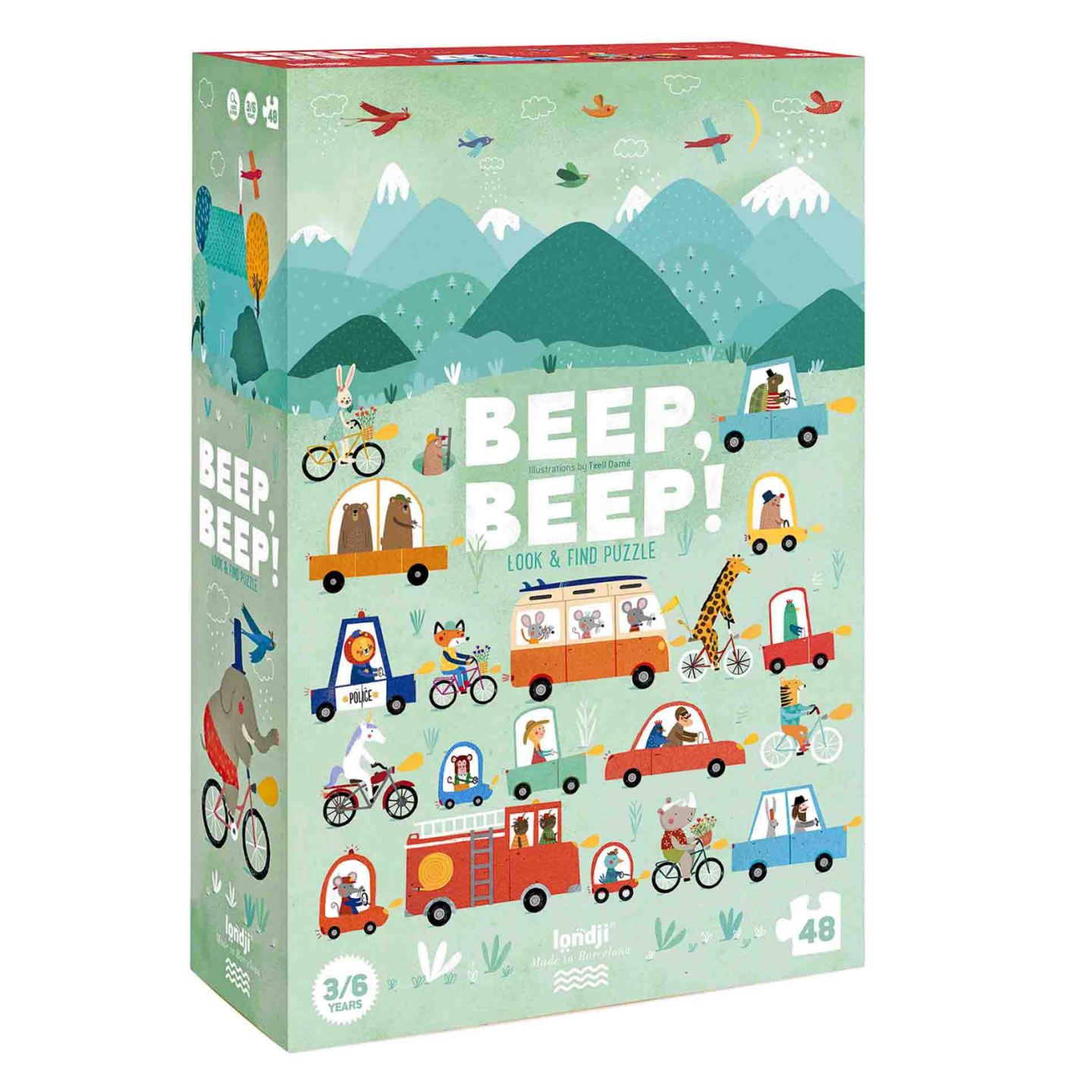 Puzle Observacion Beep Beep 48 Piezas