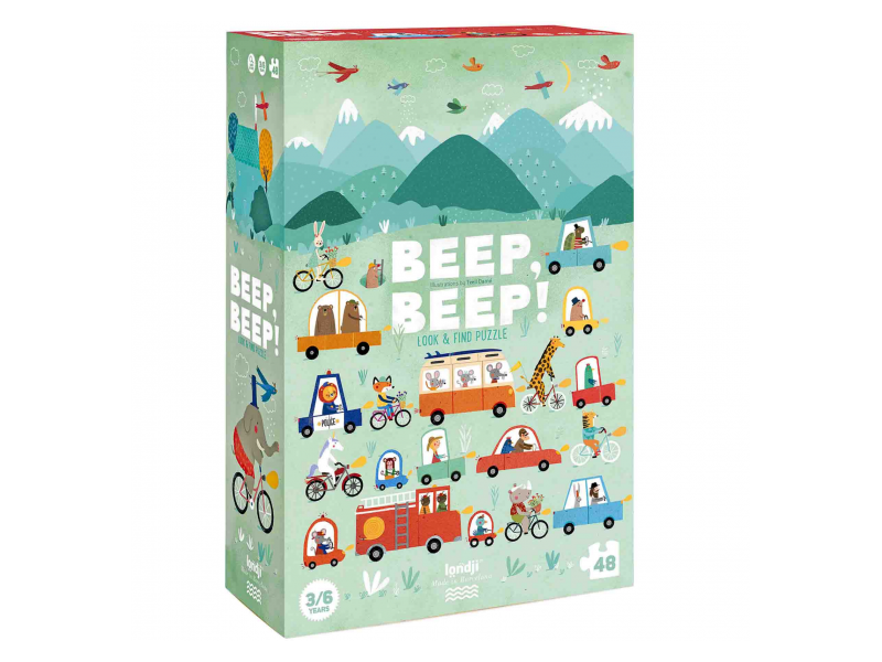 Puzle Observacion Beep Beep 48 Piezas