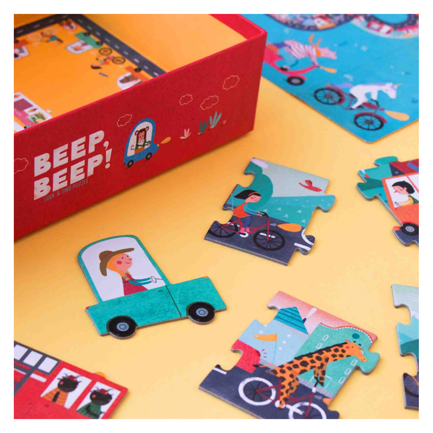 Puzle Observacion Beep Beep 48 Piezas