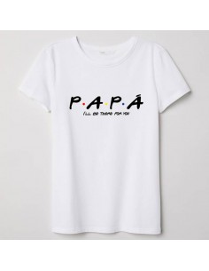 Camiseta Adulto Papa Friends