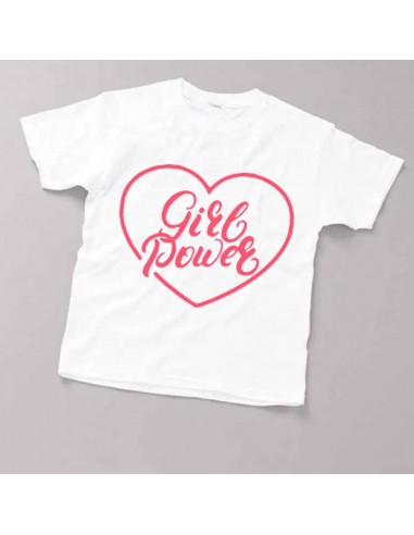 Camiseta Infantil Girl Power Pink