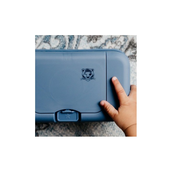 Porta Toallitas Húmedas Funkybox Azul Tigre