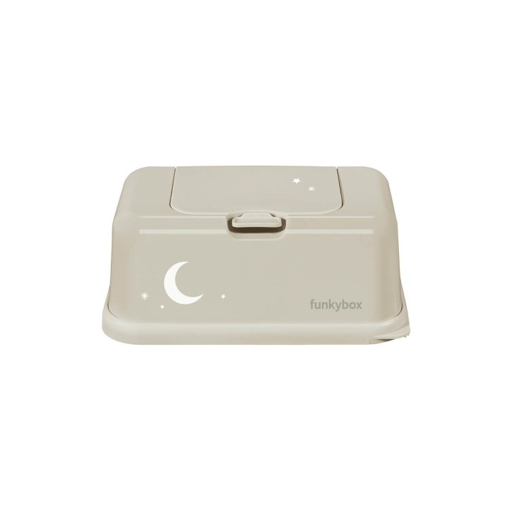 Porta Toallitas Húmedas Funkybox Beige Luna