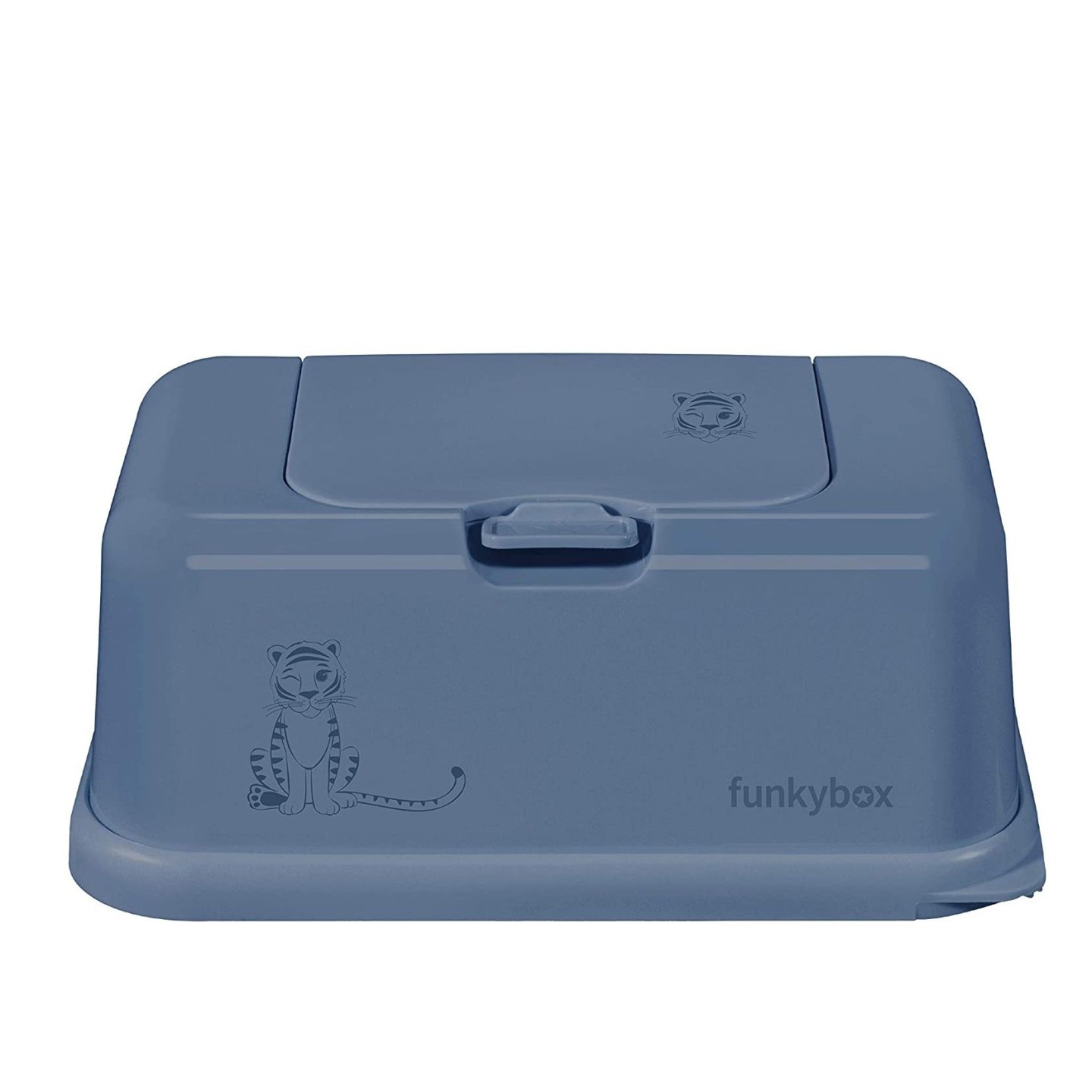 Porta Toallitas Húmedas Funkybox Azul Tigre