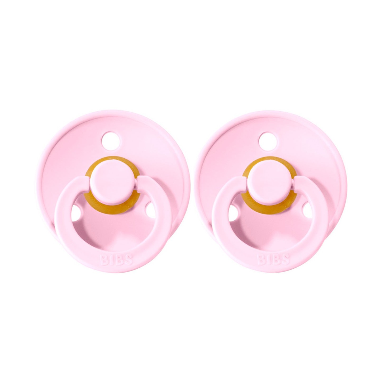 Chupetes BIBS Colour Pack 2 Baby Pink/Baby Pink