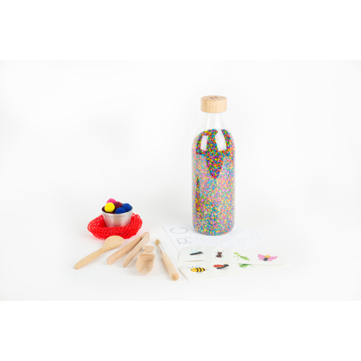 Botella Sensorial Touch Rice WOW!