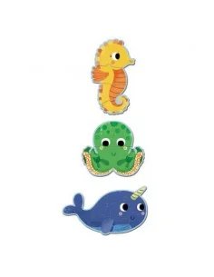 Puzle Evolutivo En el Mar (4+6+9 Piezas) 2
