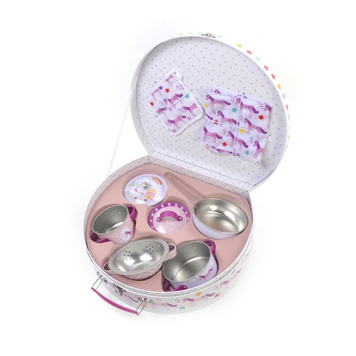 Set Cocina Hojalata Unicornio