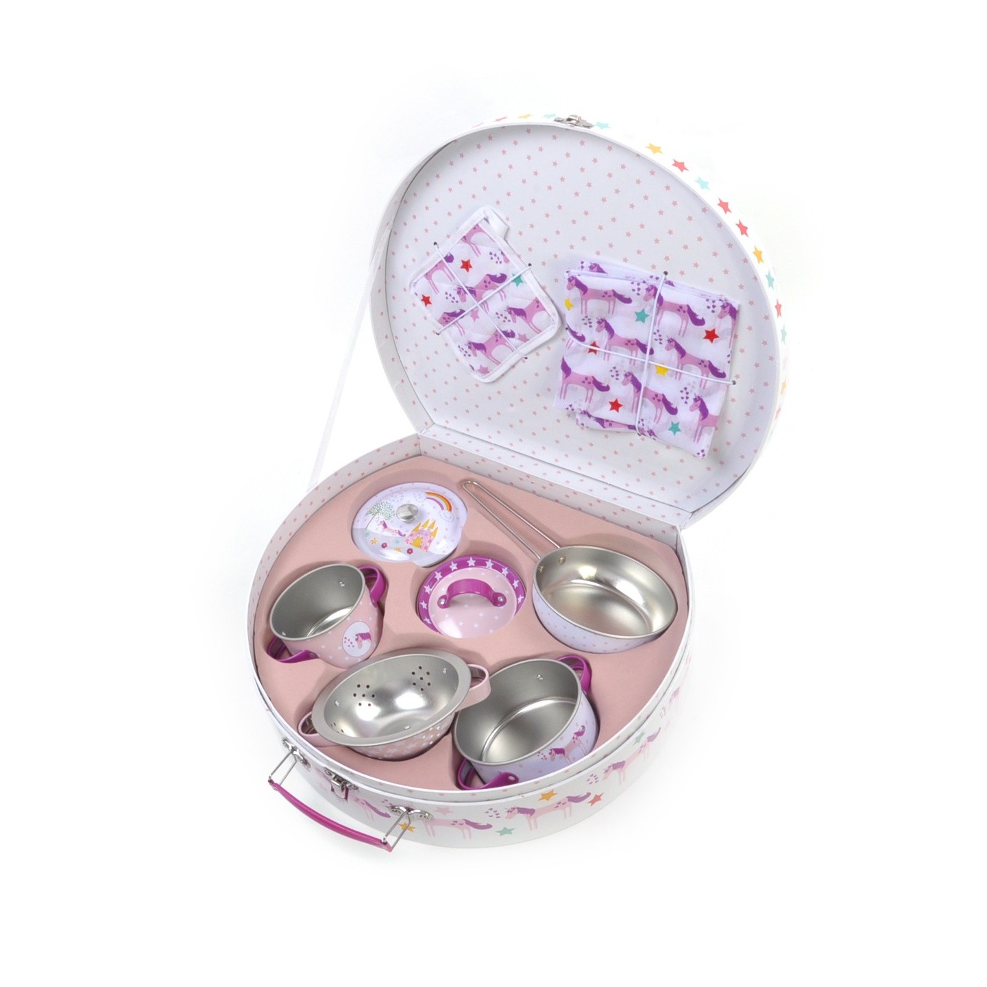 Set Cocina Hojalata Unicornio