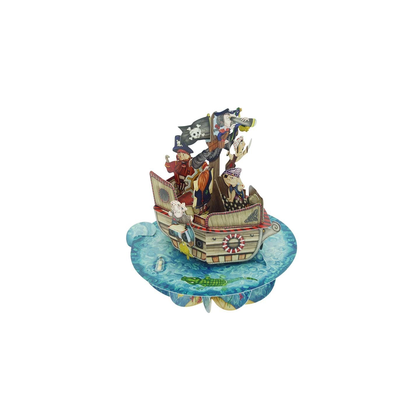 Postal 360º Barco Pirata