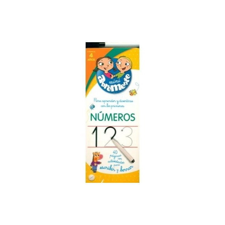 Abremente para escribir y borrar - Números