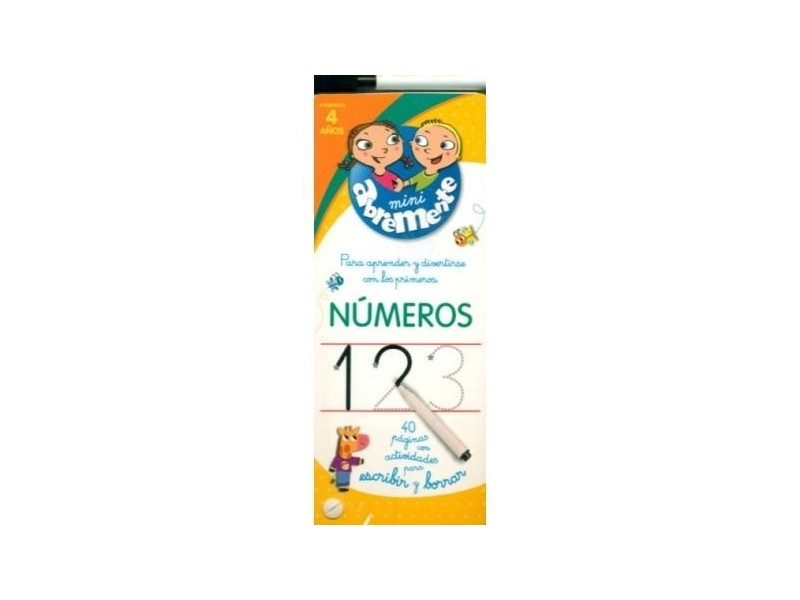 Abremente para escribir y borrar - Números