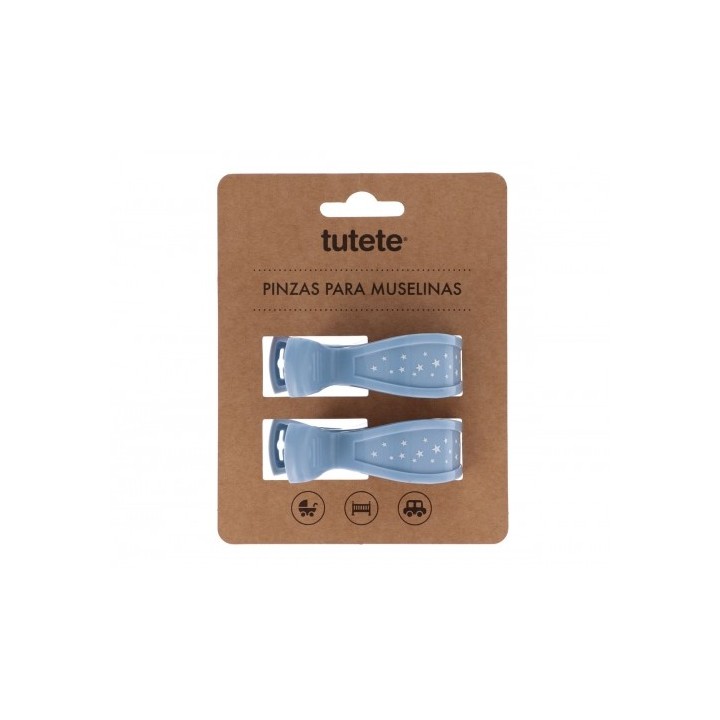 2 Pinzas Muselina Tutete Niagara