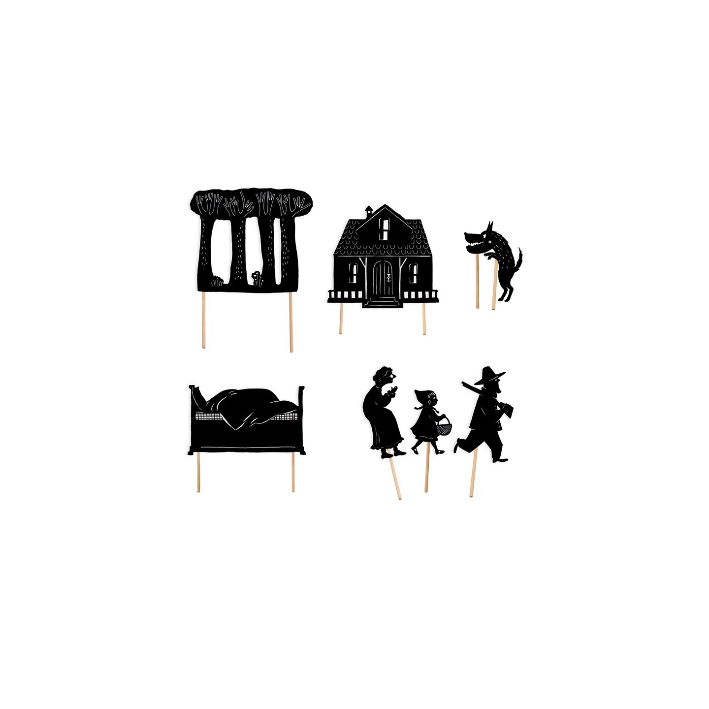 Juego de Sombras Caperucita Roja