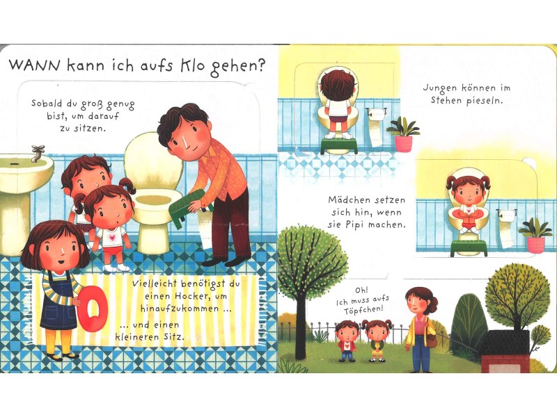 Windel, Töpfchen, Klo - Wohin mit dem Popo?