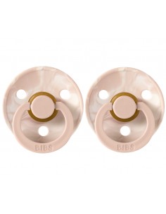 Chupetes BIBS Colour Pack 2 Tie Dye Blush Ivory