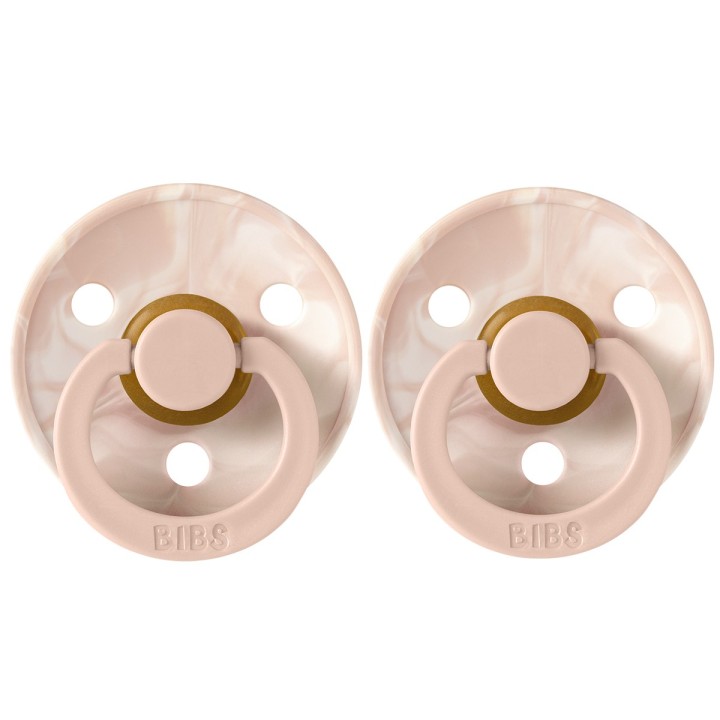 Chupetes BIBS Colour Pack 2 Tie Dye Blush Ivory