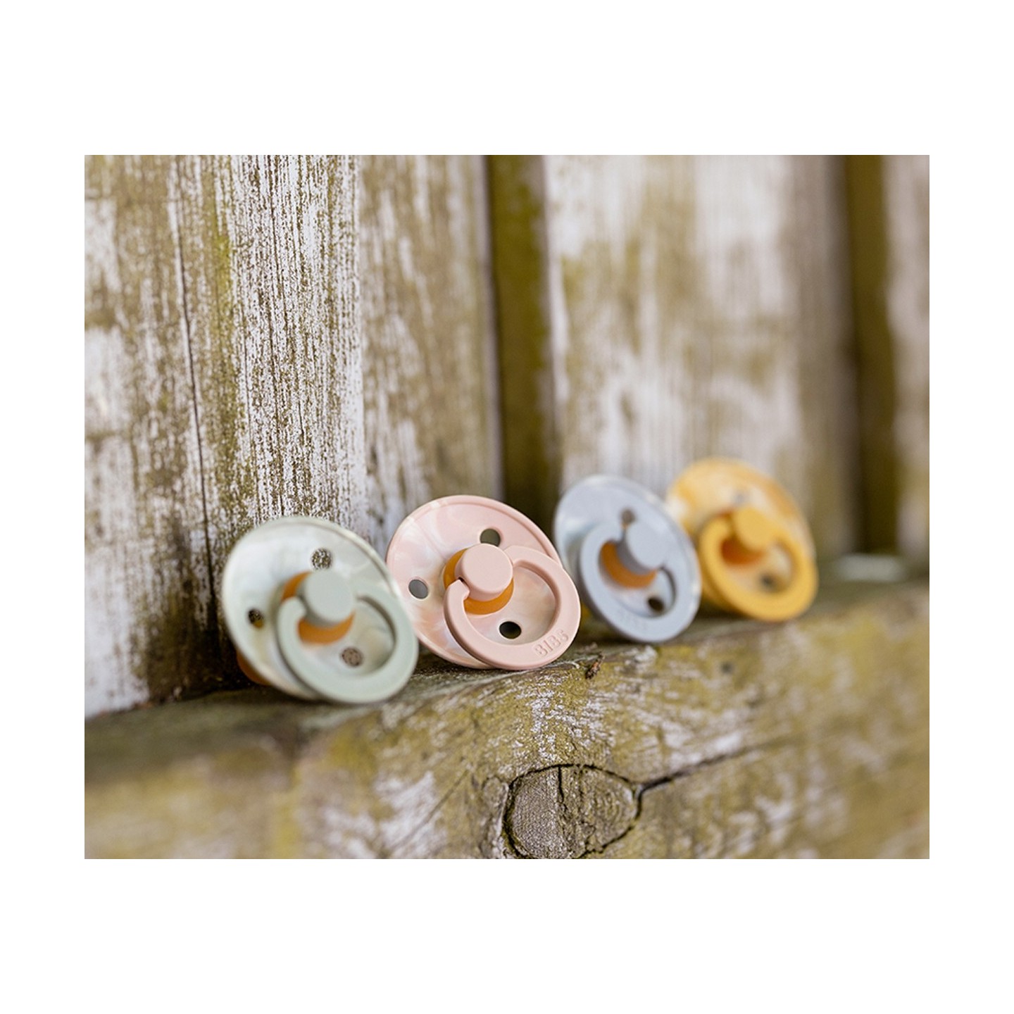 Chupetes BIBS Colour Pack 2 Tie Dye Blush Ivory