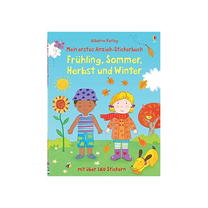 Mein erstes Anzieh-Stickerbuch: Frühling, Sommer, Herbst und Winter