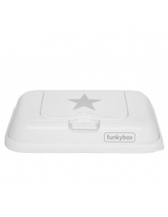 Porta Toallitas Húmedas Funkybox To Go Blanca Estrella