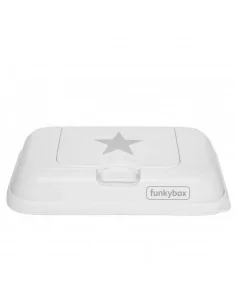 Porta Toallitas Húmedas Funkybox To Go Blanca Estrella