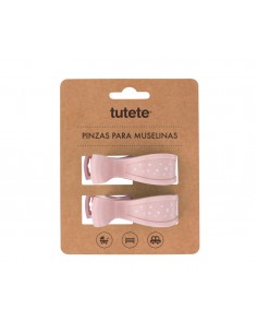 2 Pinzas Muselina Tutete Rosa