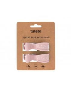 2 Pinzas Muselina Tutete Rosa