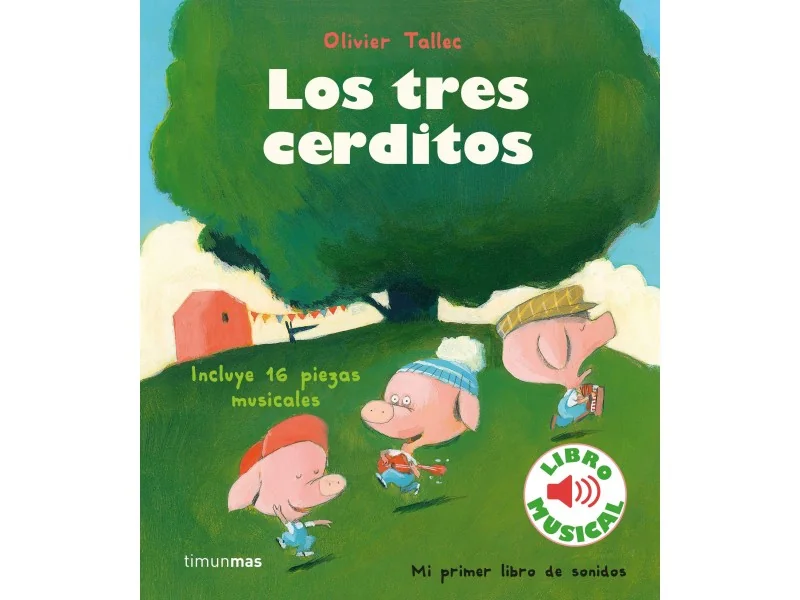 Los 3 Cerditos, un libro musical.