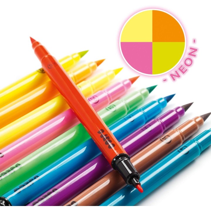 10 Rotuladores Pincel Pop