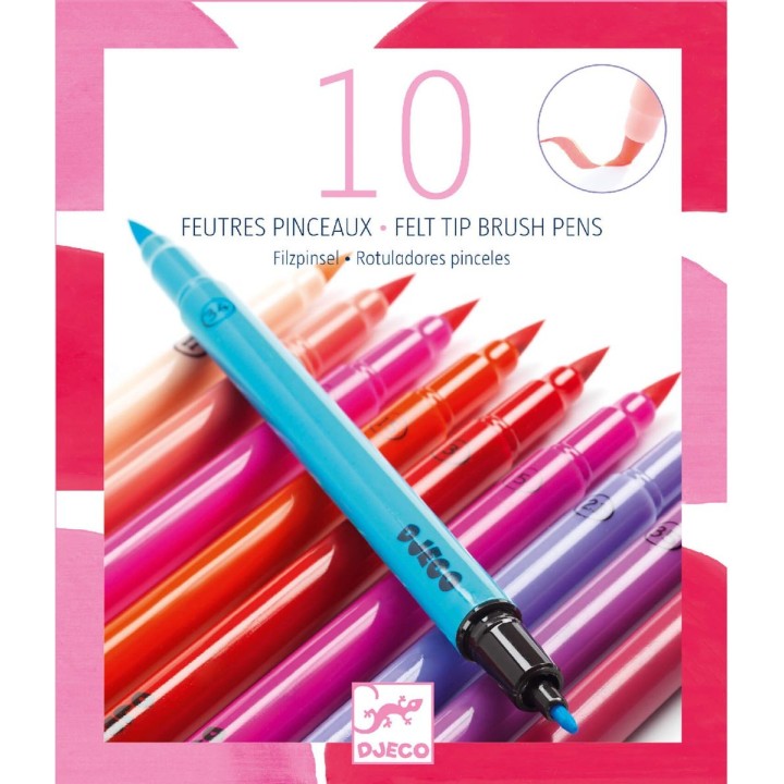 10 Rotuladores Pincel Dulce