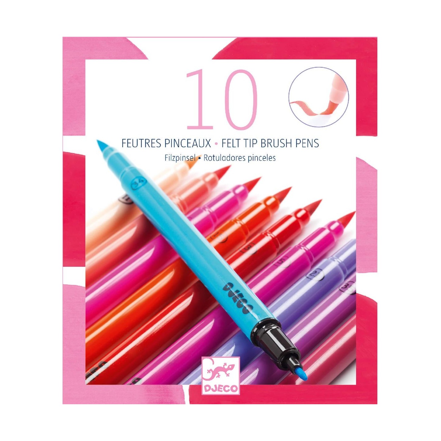 10 Rotuladores Pincel Dulce