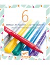 6 Rotuladores purpurina Glitter
