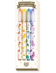 4 Rotuladores con brillos Tinou