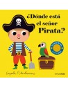 ¿Dónde está el señor Pirata? Solapas de tela y un espejo