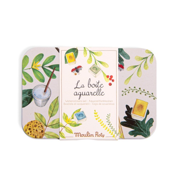 Caja de Acuarelas El Jardin