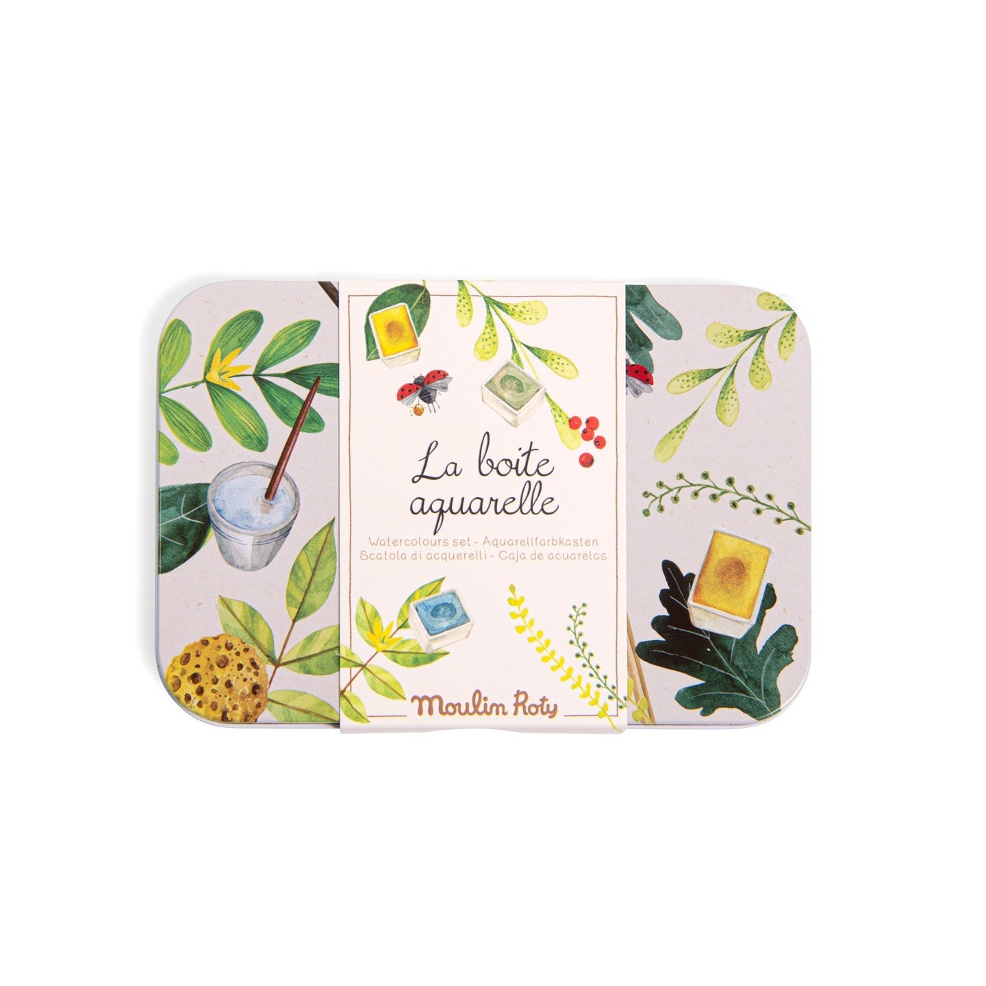 Caja de Acuarelas El Jardin